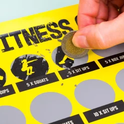 100 Day Fitness Challenge krasposter