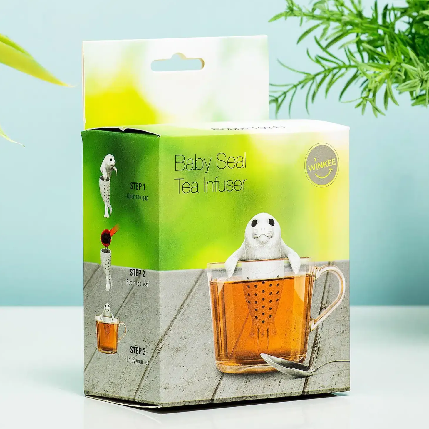 Baby zeehond tea infuser