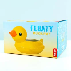 Badeend zwemband potje