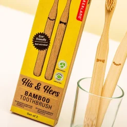Bamboe tandenborstels (set van 2)