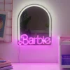 Barbie Spiegel met neon ledverlichting