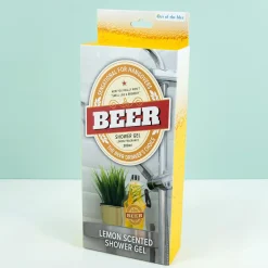 Bier douchegel met citroengeur