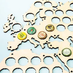 Bierdopjes wereldkaart