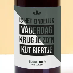 Bierfles Is het eindelijk Vaderdag… (750 ml)