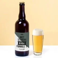 Bierfles Niet storen Formule 1 (750 ml)