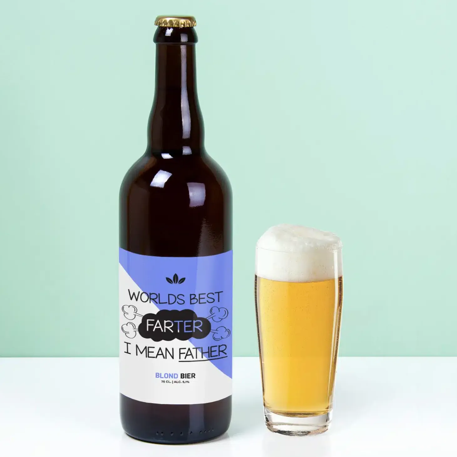 Bierfles World’s Best Farter (750 ml)
