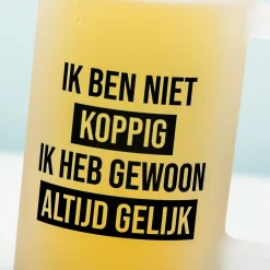 Bierpul Ik ben niet koppig