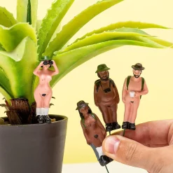 Bloempot naturisten (set van 4)