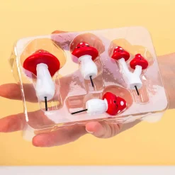 Bloempot paddenstoelen (set van 4)