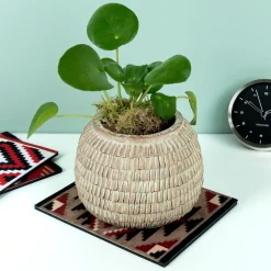 Bloempot vloerkleedje