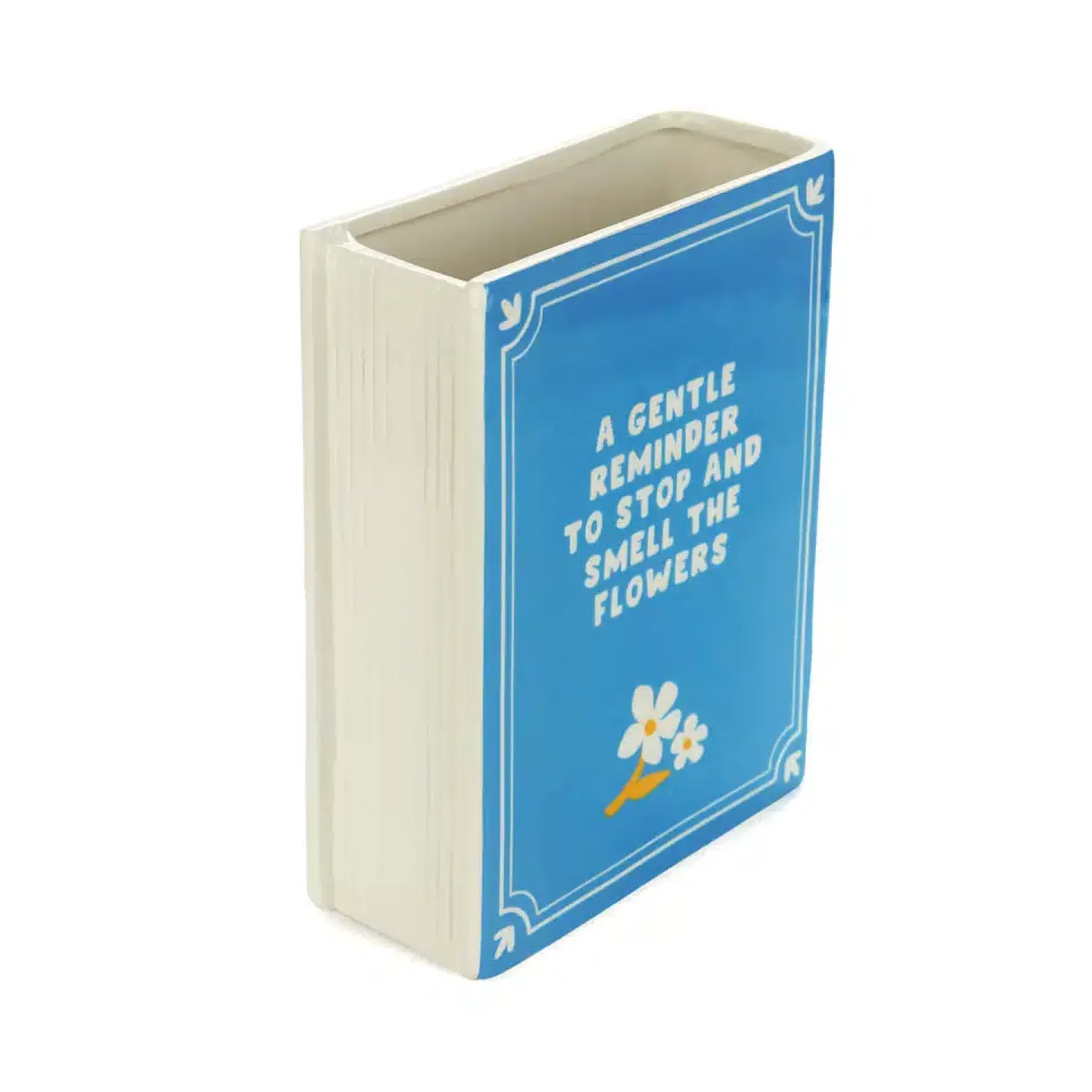 Boek vaas