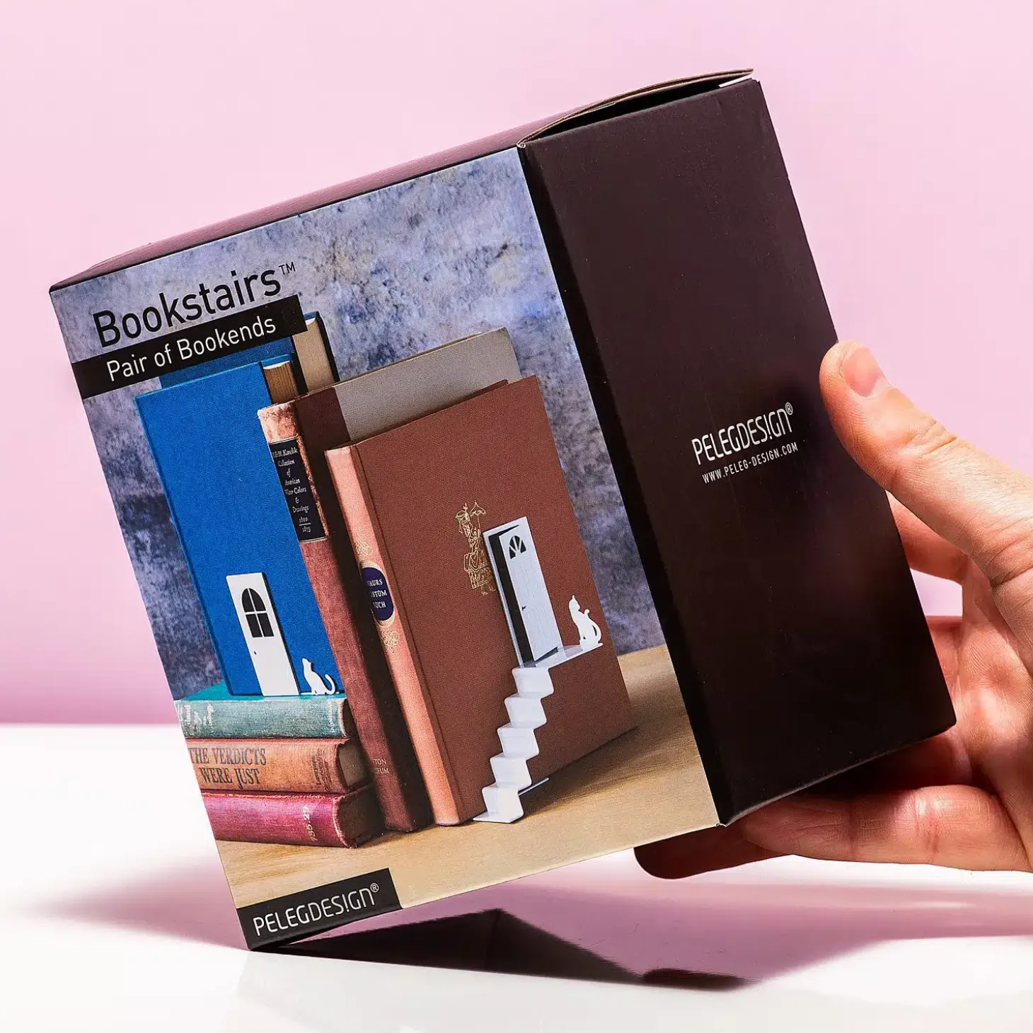 Bookstairs boekensteun (set van 2)