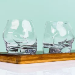 Bottoms Up glas (set van 2)