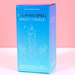 Calming Spell kaars met angelite