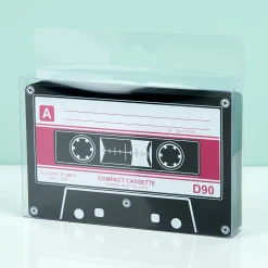 Cassettebandjes onderzetters (set van 4)