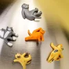 Cat yoga magneten (set van 5)