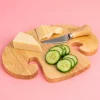 Champignon snijplank met kaasmes
