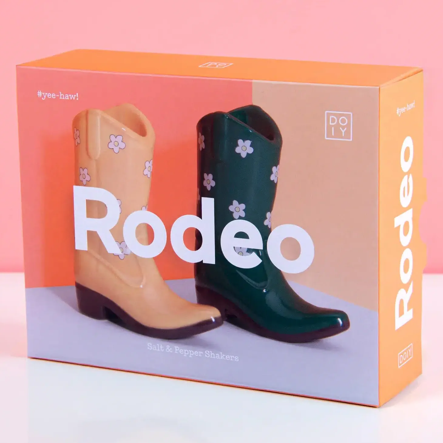 Cowboylaars peper- en zoutstel