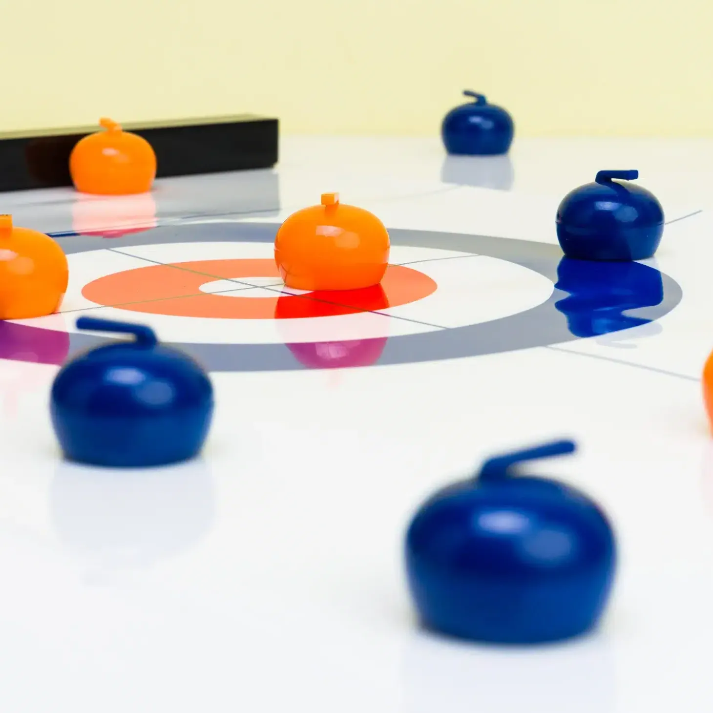 Curling Game Voor Op Tafel