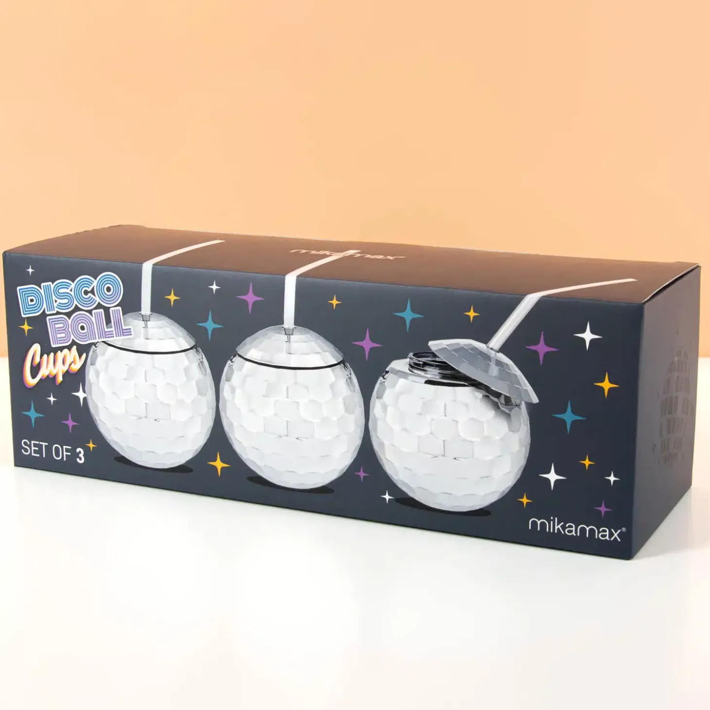 Discobal drankglazen (set van 3)