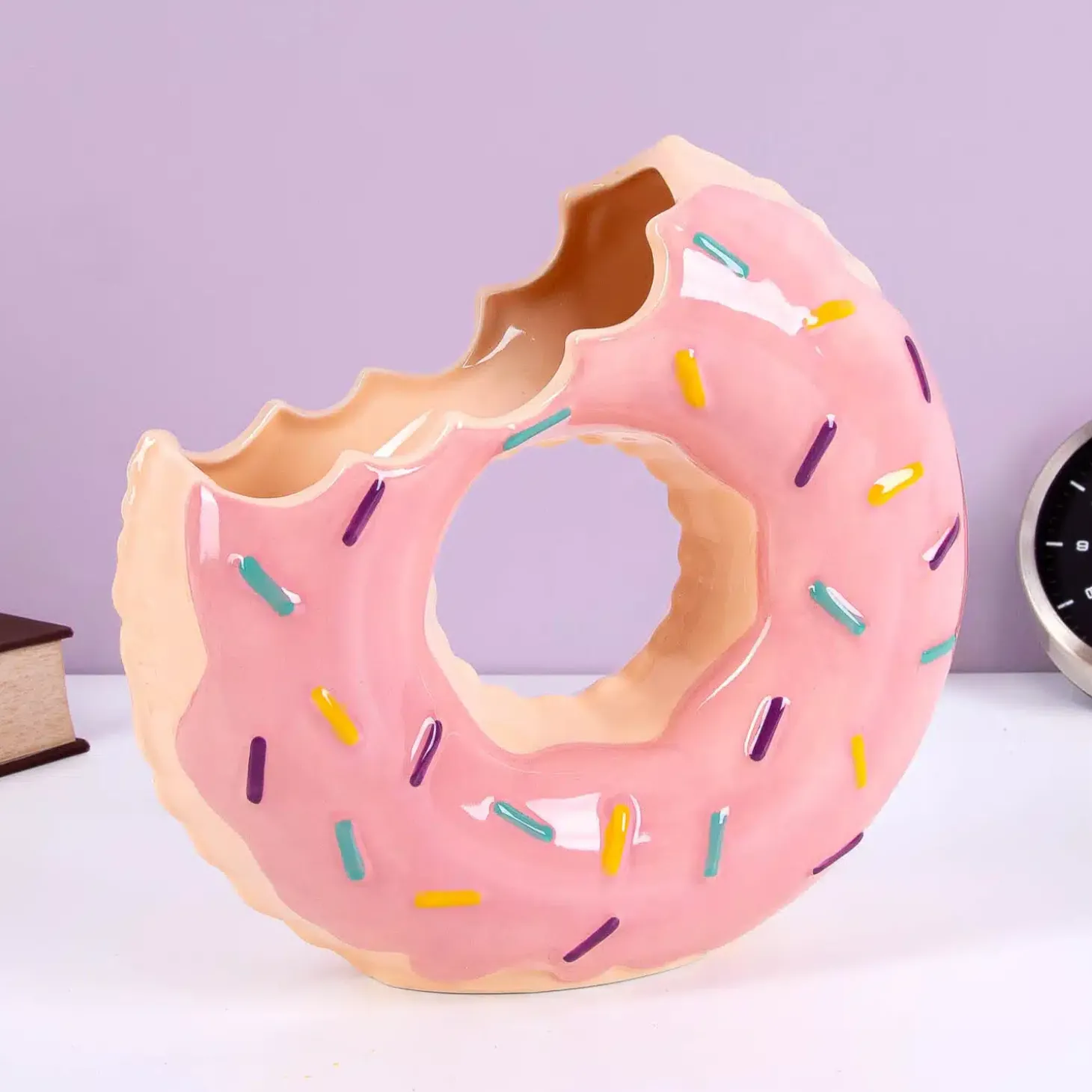 Donut zwemband vaas