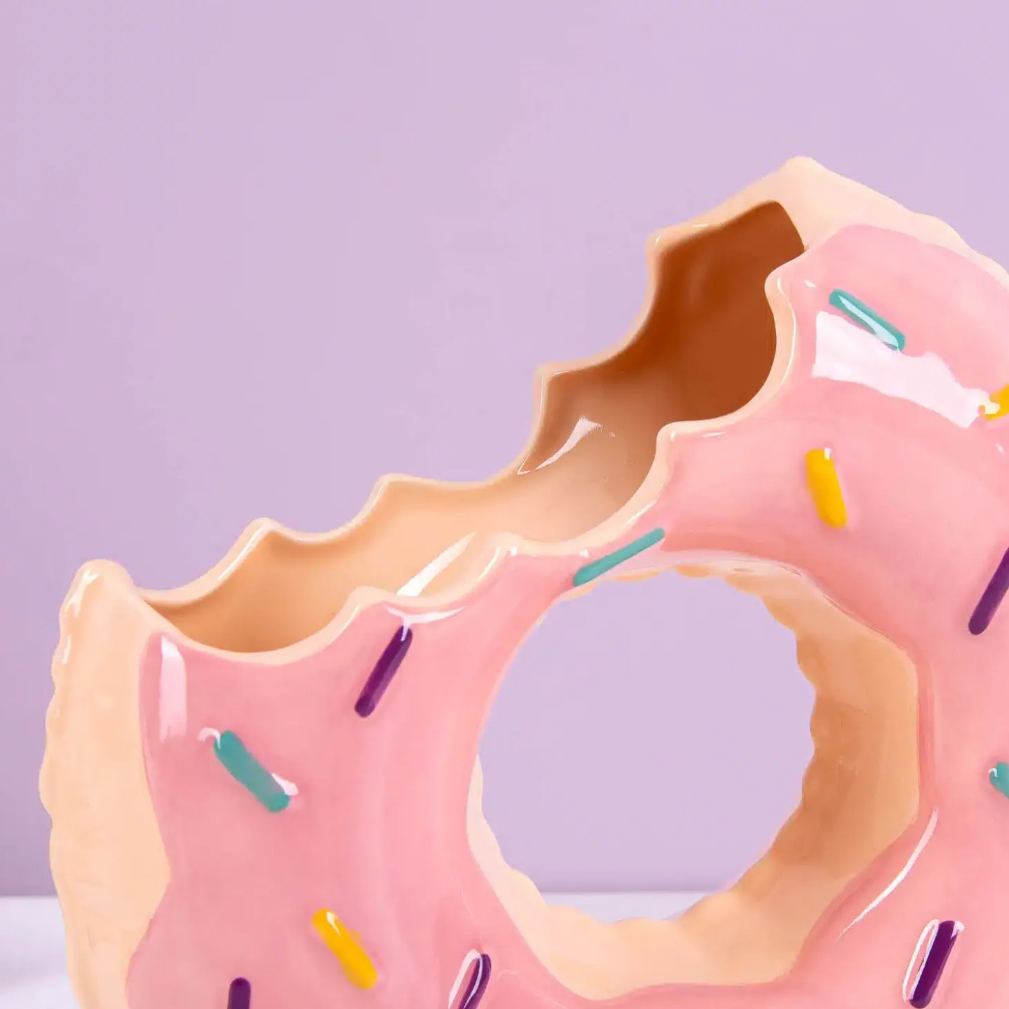 Donut zwemband vaas