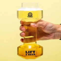 Dumbbell bierglas