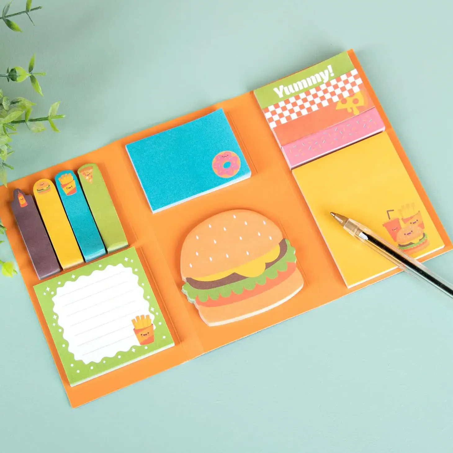 Fastfood sticky notes