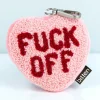 Fuck Off hart sleutelhanger