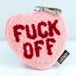 Fuck Off hart sleutelhanger