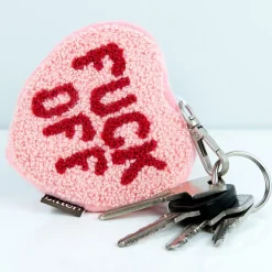 Fuck Off hart sleutelhanger