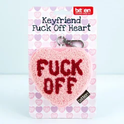 Fuck Off hart sleutelhanger