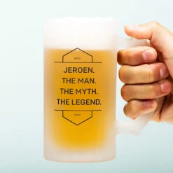 Gepersonaliseerde Bierpul The Man The Myth The Legend