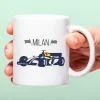 Gepersonaliseerde Formule 1 mok met naam