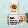 Gepersonaliseerde Moederdag mok Niet doorgeslikt