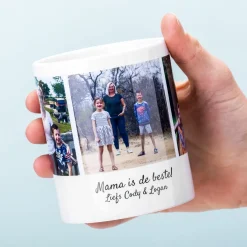 Gepersonaliseerde mok Mijn mama is de beste