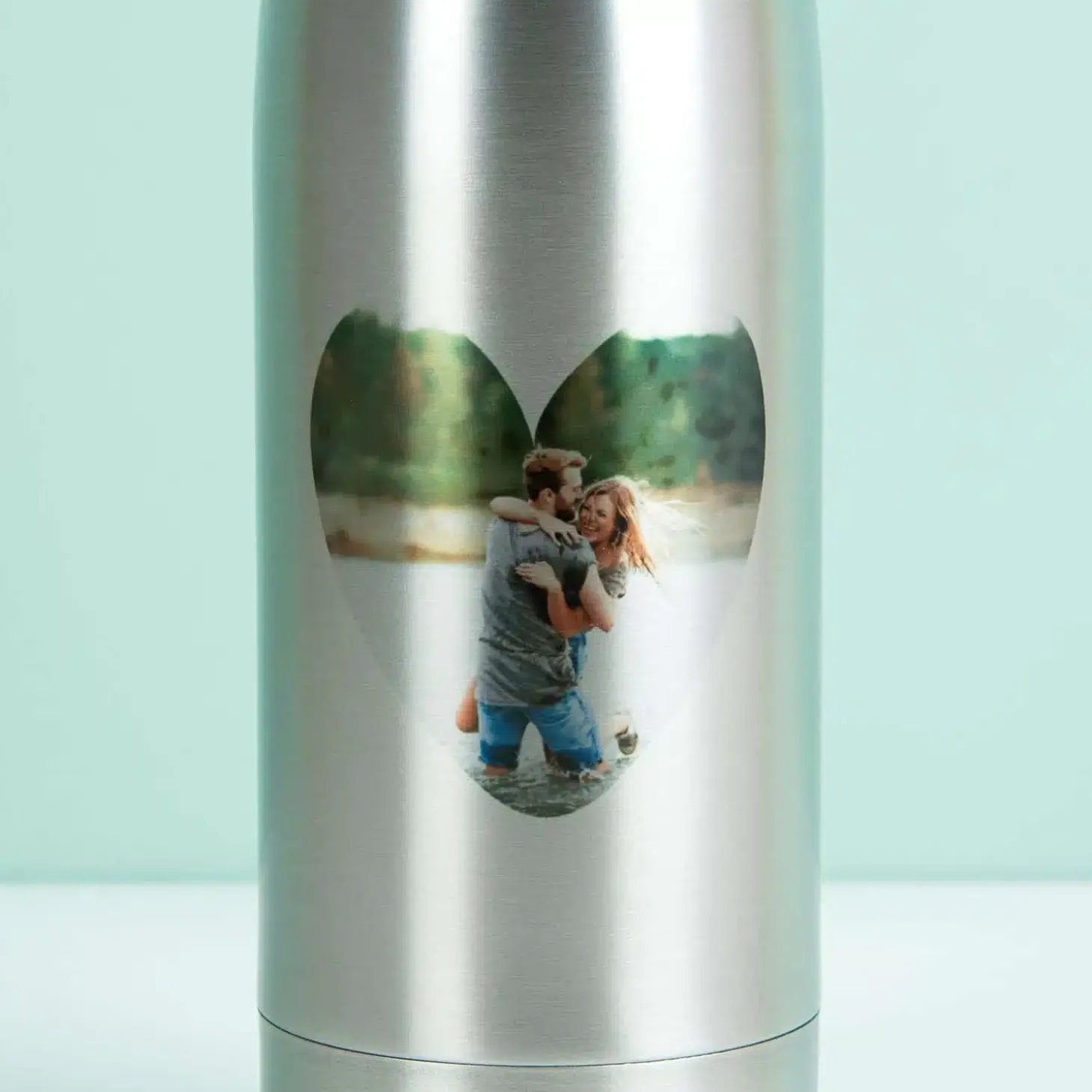 Gepersonaliseerde thermosfles met foto