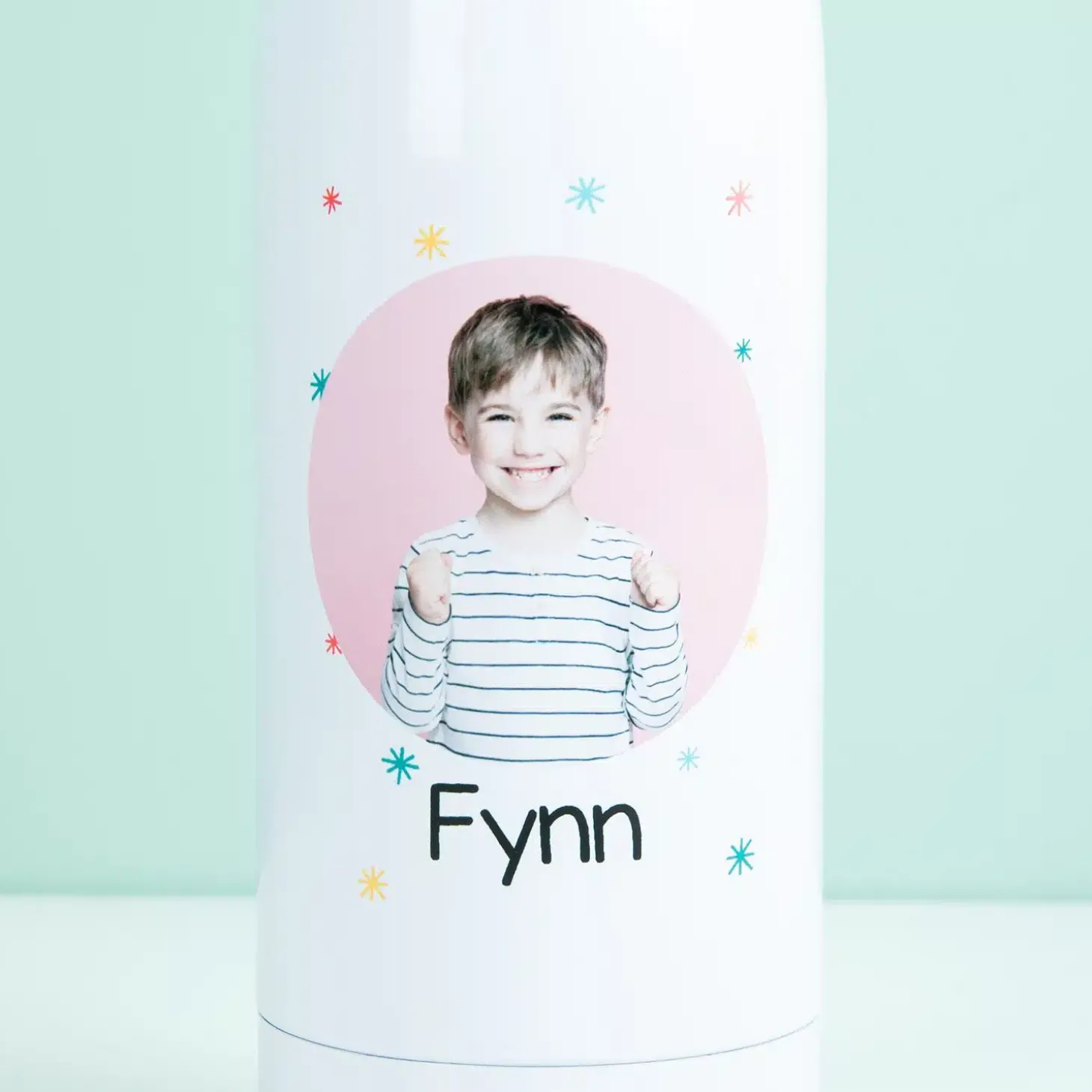 Gepersonaliseerde thermosfles met foto