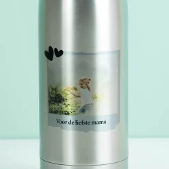 Gepersonaliseerde thermosfles met foto