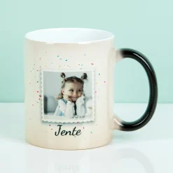 Gepersonaliseerde warmtegevoelige mok met foto