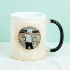 Gepersonaliseerde warmtegevoelige mok met foto