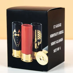 Hagelpatroon shotglaasjes (set van 4)