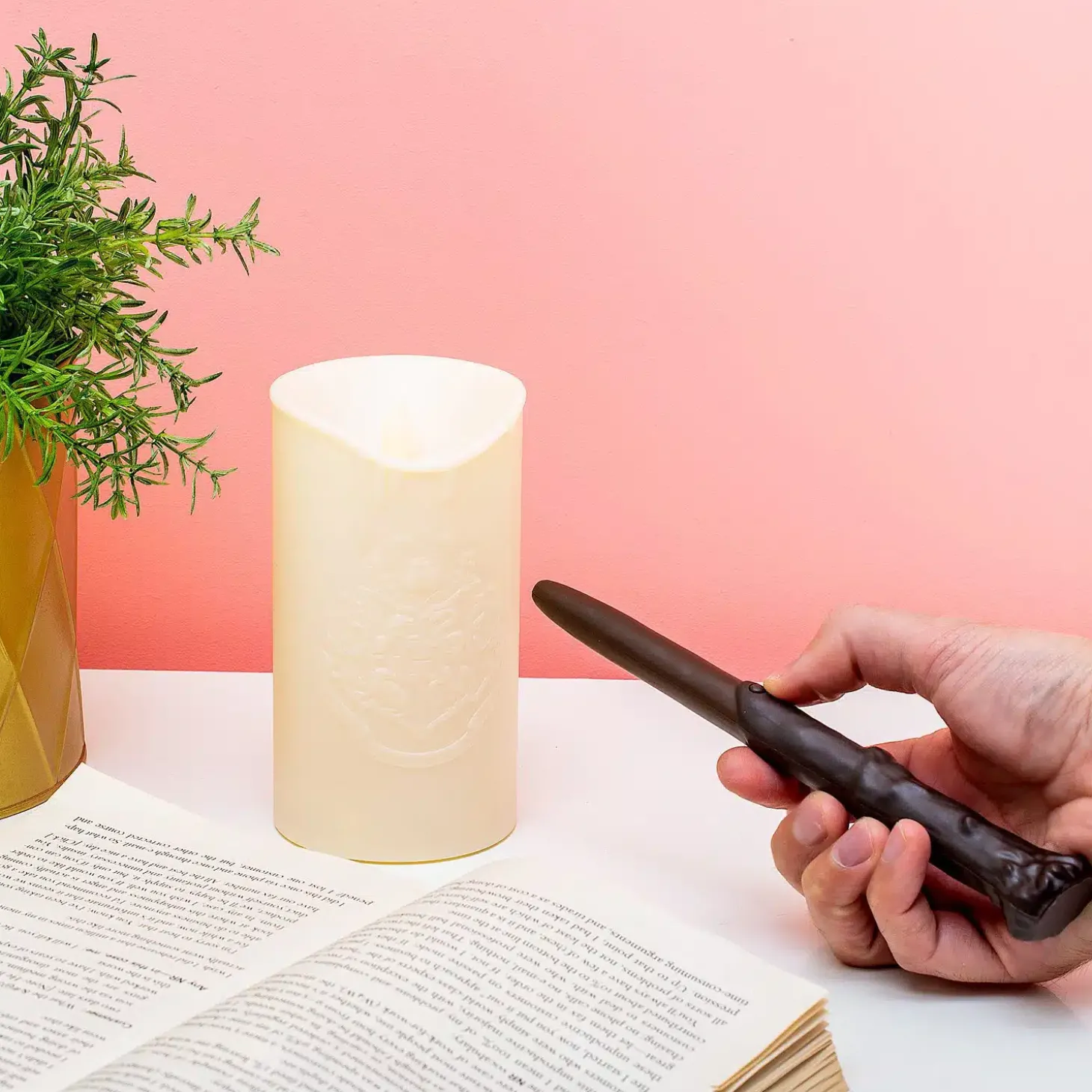 Harry Potter Magische kaars met toverstaf