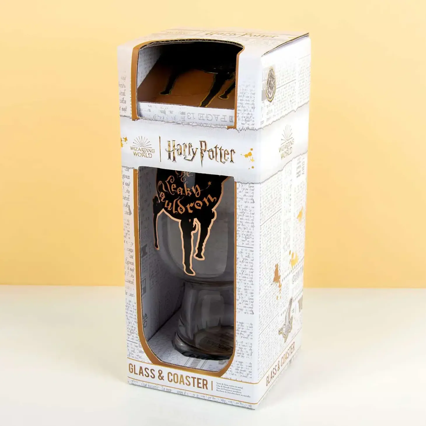 Harry Potter The Leaky Cauldron glas en onderzetter