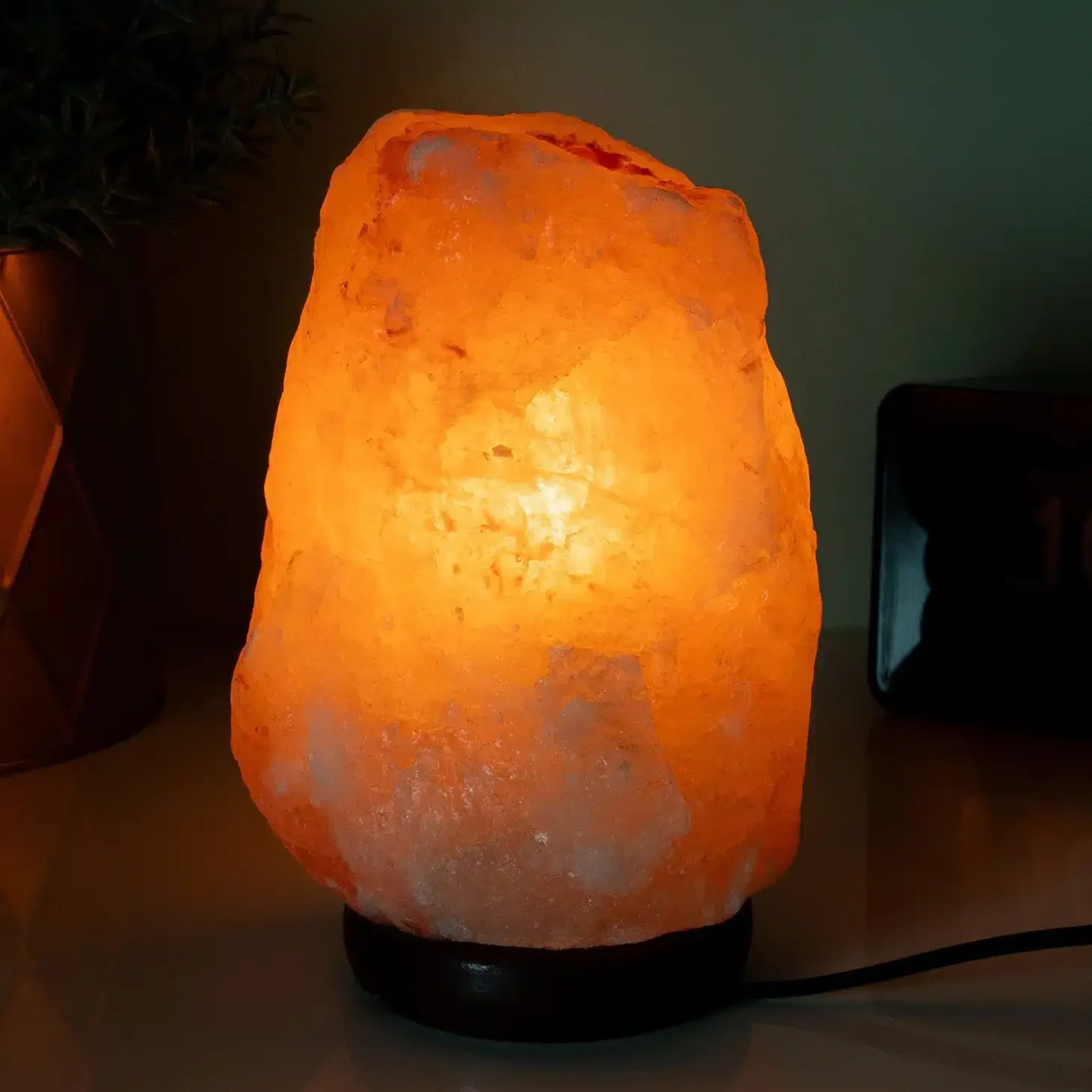 Himalaya zoutlamp met dimmer