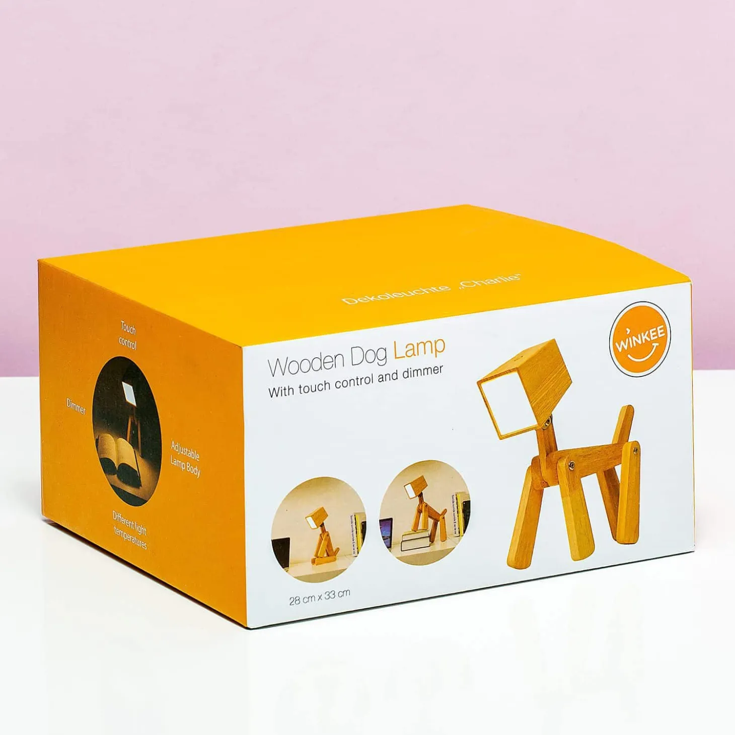 Houten tafellamp