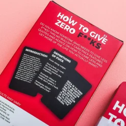 How To Give Zero F**ks kaarten