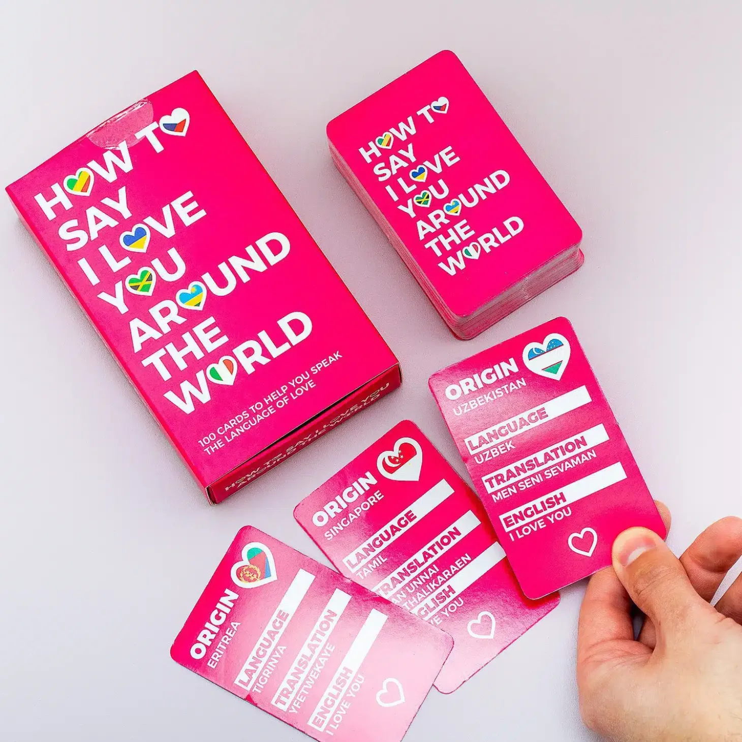 How to say I love you around the world kaarten