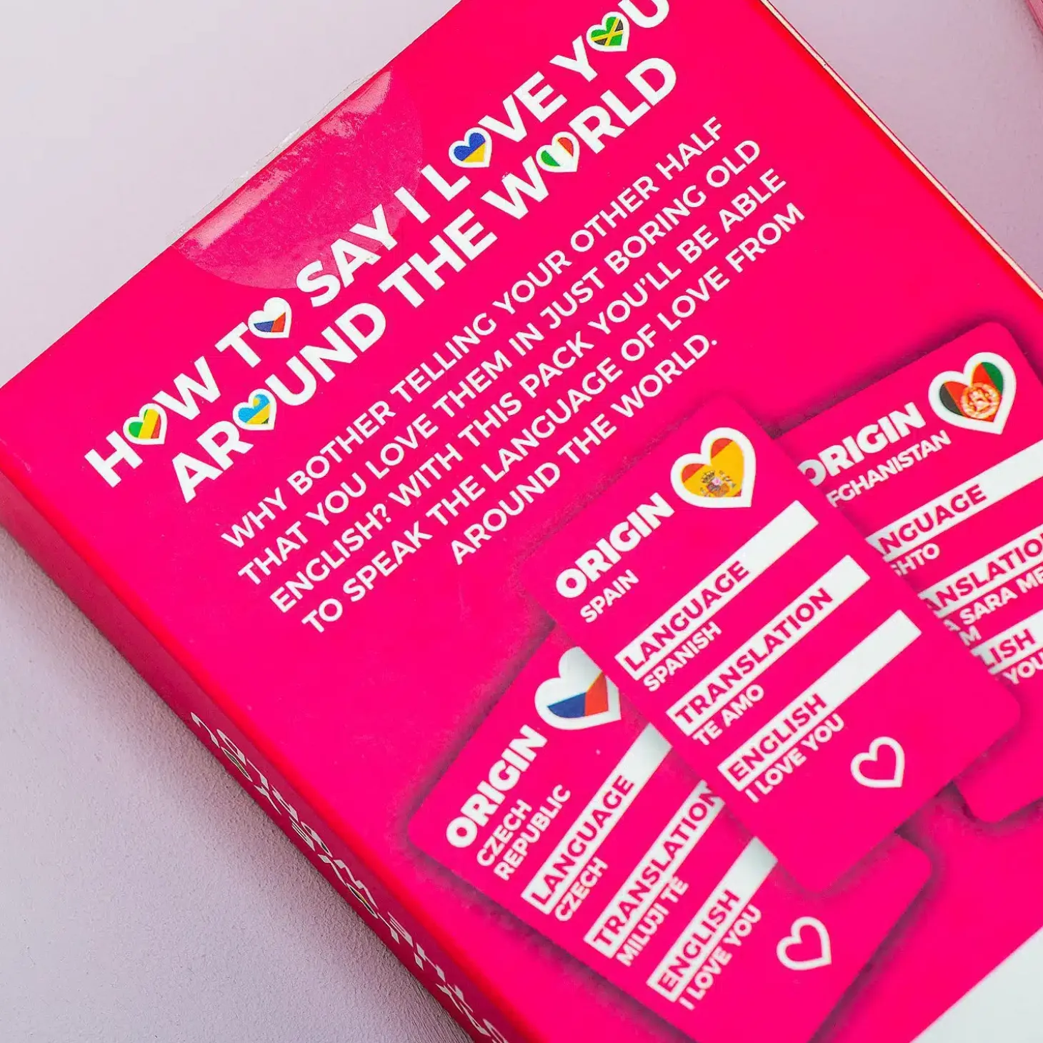 How to say I love you around the world kaarten
