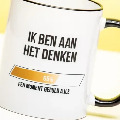 Ik ben aan het denken mok